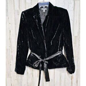 Black Velour Blazer Size 6 Apt. 9 Witchy Goth Whimsygoth Dark Academia